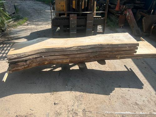 Eiken boomstamplanken meubelhout vensterbank hout, Doe-het-zelf en Verbouw, Hout en Planken, Plank, Eiken, Minder dan 200 cm, 50 mm of meer