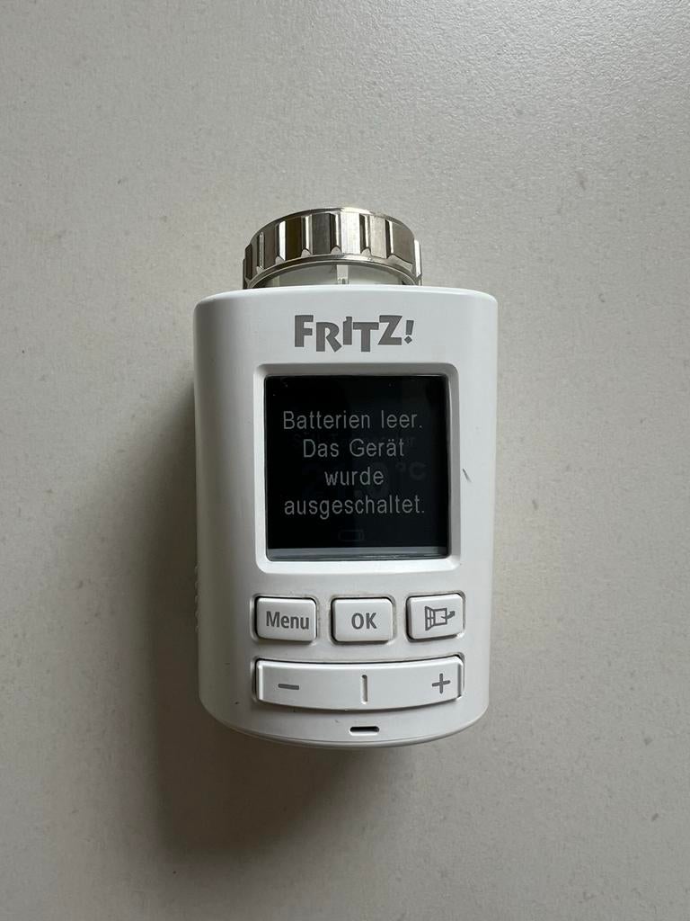 Fritz! Thermostaatknop - Slimme verwarming, Ophalen of Verzenden, Slimme thermostaat, Zo goed als nieuw