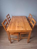 Ikea Jokkmokk keukentafel met 4 stoelen - Gebruikt, Ophalen of Verzenden