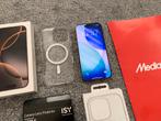 iPhone 16 Pro Desert Titanium 128GB + MagSafe hoesje en bon, Telecommunicatie, Mobiele telefoons | Apple iPhone, 128 GB, Zo goed als nieuw