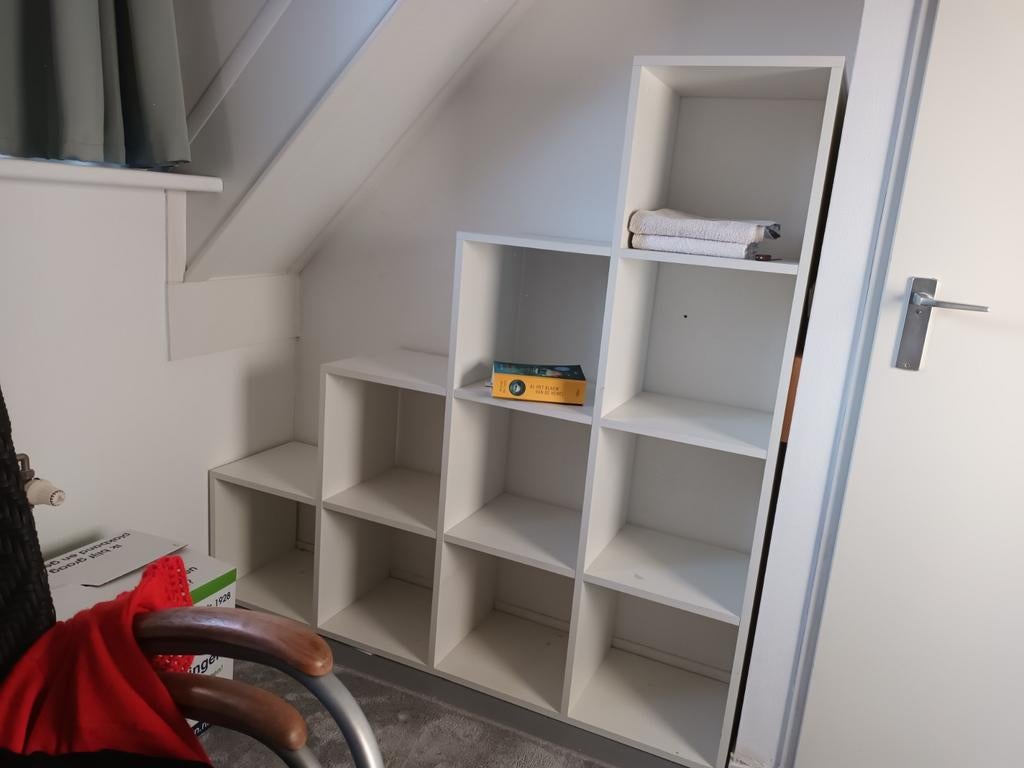 Vakkenkast in trapvorm, Huis en Inrichting, Kasten | Stellingkasten, Ophalen, Zo goed als nieuw