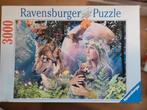 Wolven in de maneschijn puzzel 3000 stukjes, Ophalen of Verzenden, Meer dan 1500 stukjes, Zo goed als nieuw