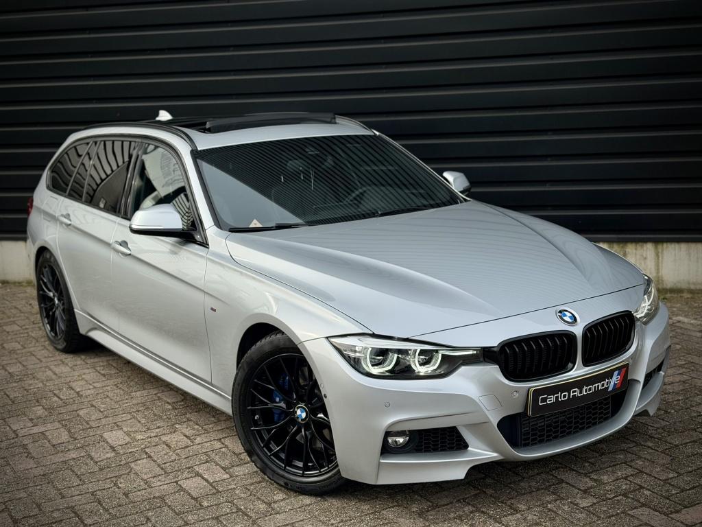 BMW 3 Serie Touring 318i M-SPORT PANO|VIRTUAL|HUD|360|HK|MEM, Auto's, 136 pk, Gebruikt, 1465 kg, 3 cilinders