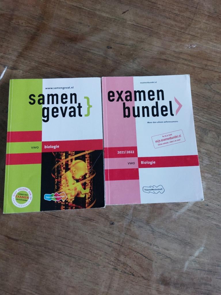 Samengevat + Examenbundel VWO Biologie 2021/2022, Boeken, Ophalen of Verzenden, Beta, Zo goed als nieuw, WO