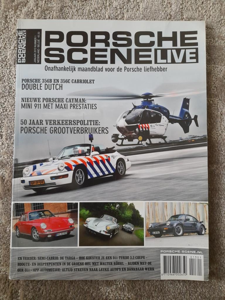 Porsche rijkspolitie Baas van de snelweg Magazine, Ophalen of Verzenden, Auto's