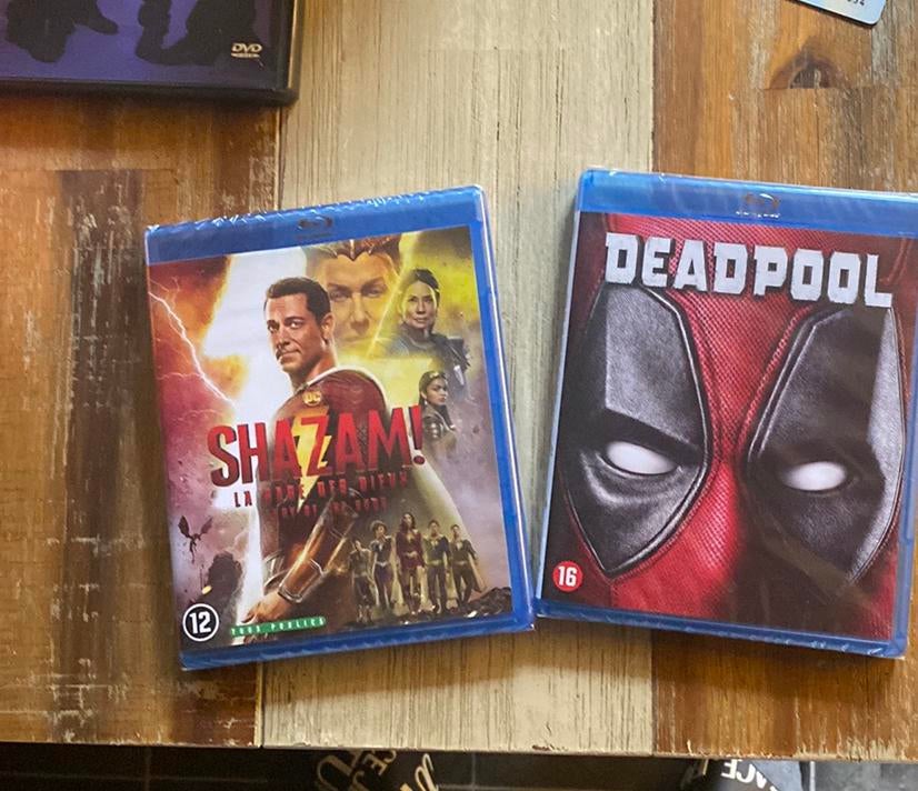 Deadpool + Shazam Blu-Ray disc, Ophalen of Verzenden, Nieuw in verpakking, Actie