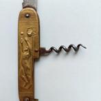 Antiek Pradel Zakmes met Kurkentrekker Sport Accordeonist, Verzenden