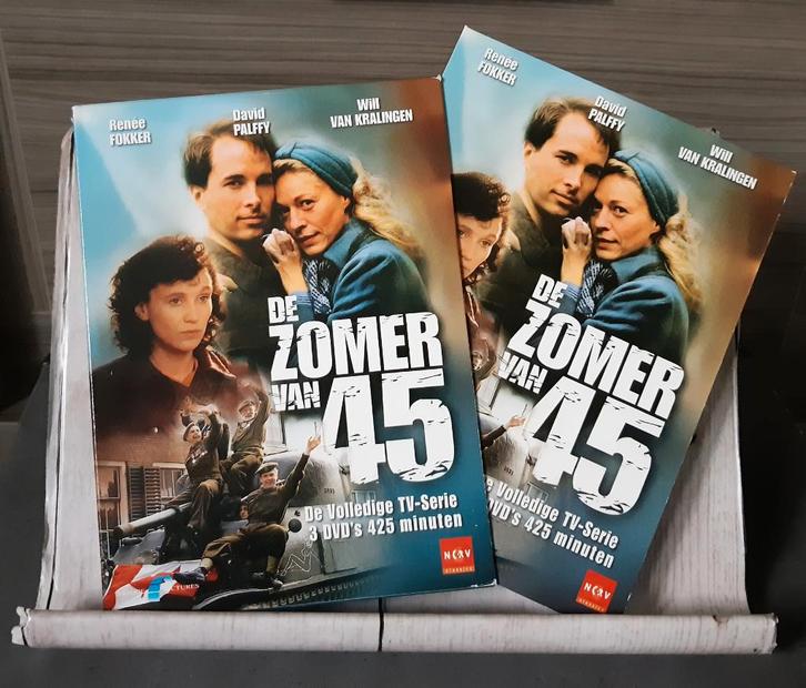De Zomer van 45 - NL TV Serie uit 1991 (oorlog) 3 Dvd Box, Cd's en Dvd's, Dvd's | Tv en Series, Zo goed als nieuw, Drama, Boxset