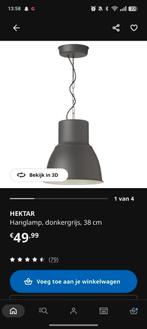 IKEA Hektar hanglamp, donkergrijs, 38 cm, Ophalen