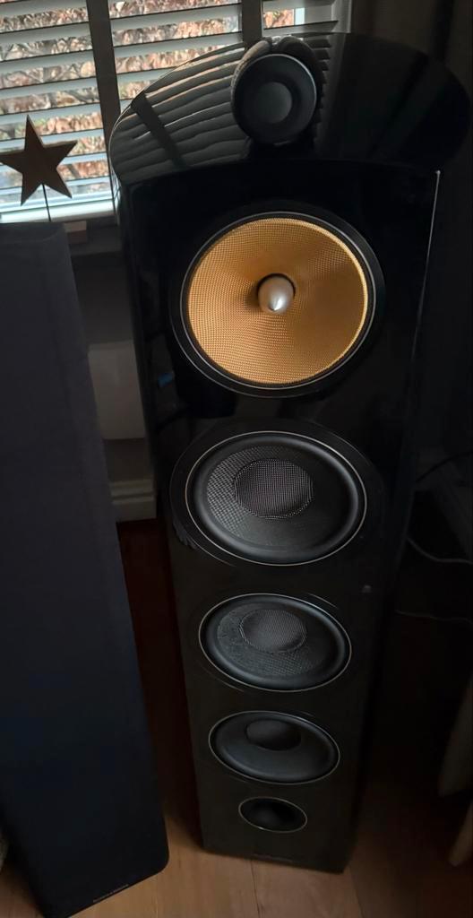 Bowers & Wilkins 803D2 opvolger van de Nautilus B&W, Audio, Tv en Foto, Luidsprekers, Zo goed als nieuw, Front, Rear of Stereo speakers