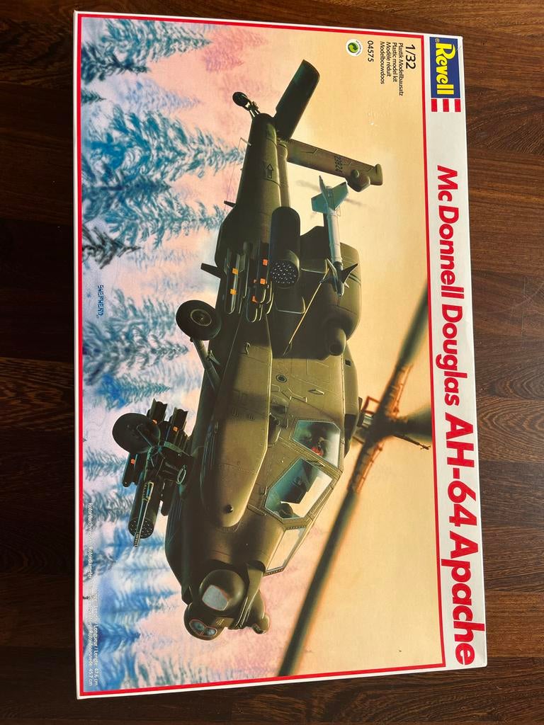 Revell McDonnell Douglas AH-64 Apache modelbouwdoos, Hobby en Vrije tijd, Nieuw, Ophalen of Verzenden, Groter dan 1:72, Revell