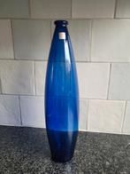 Blauwe Vaas.  Zwiesel., Blauw, Ophalen of Verzenden, Minder dan 50 cm, Glas