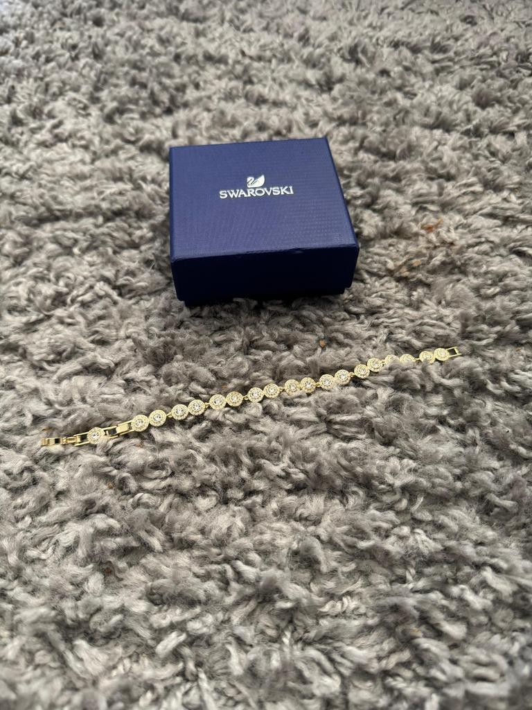 Swarovski Angelic armband, Ophalen of Verzenden, Zo goed als nieuw, Goud
