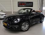 Volkswagen Beetle Cabriolet 1.4 TSI Karmann Automaat Leer/Al, Auto's, Volkswagen, Stof, Gebruikt, 4 stoelen, Zwart
