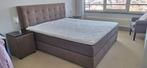 Eastborn boxspring bed 180-200 bruin, Huis en Inrichting, Ophalen, Zo goed als nieuw, Tweepersoons