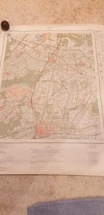 BEILEN e.o.- STAFKAART (Emmen), Gelezen, Ophalen of Verzenden, Landkaart, 1800 tot 2000