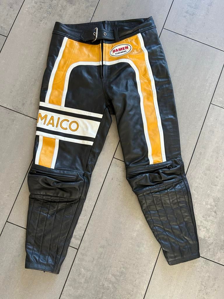 Damen leathers leren vintage cross broek, Motoren, Kleding | Motorkleding, Ophalen of Verzenden, Tweedehands, Broek | leer, Damen