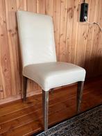 GRATIS 4 Crèmekleurige skai Eetkamerstoelen, Ophalen, Overige materialen, Gebruikt, Overige kleuren