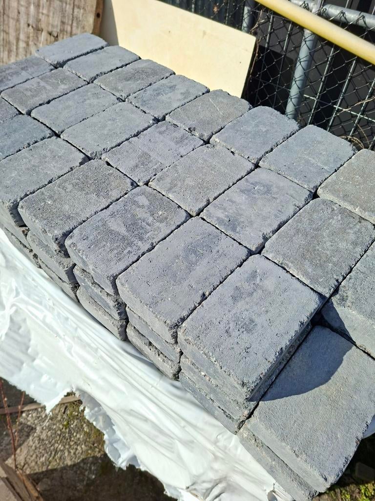 +- 12m2 stonetique 21x14x7, Tuin en Terras, Ophalen, Beton, Klinkers