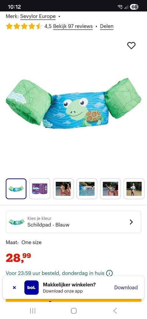 Puddle Jumper zwembandjes 15-30 kg, Kinderen en Baby's, Ophalen of Verzenden, Zo goed als nieuw