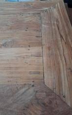 Massief teakhouten tafelblad, Ophalen of Verzenden, Rechthoekig, Teakhout