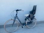 Moederfiets met kinderzitje en dubbele standaard, Fietsen en Brommers, Gebruikt, Dubbele standaard, 50 tot 53 cm, 1 zitje