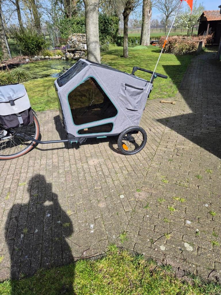 Hondenfietskar, Ophalen