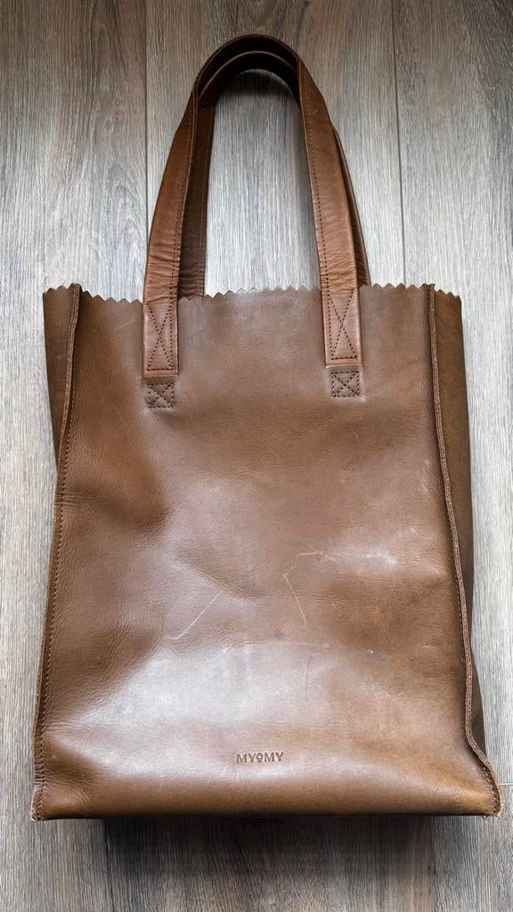 MyoMY dames tas, Ophalen of Verzenden, Gebruikt, Bruin, Shopper