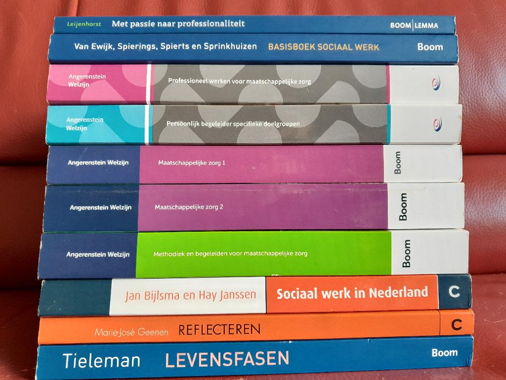 Social work / Sociaal Werk / Maatschappelijke Zorg 10 boeken, Boeken, Gelezen, Diverse, Ophalen of Verzenden, MBO