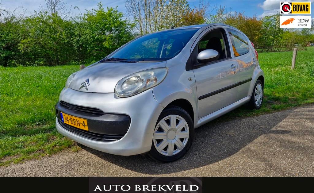 Citroen C1 1.0-12V Séduction 68PK | Rijklaarprijs | Airco |, Auto's, Voorwielaandrijving, Gebruikt, Zwart, 4 stoelen