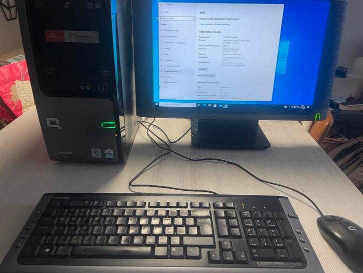 Compaq Presario SR5000 Retro PC - Windows 10, Computers en Software, Desktop Pc's, Gebruikt, Minder dan 2 Ghz, HDD, Met videokaart