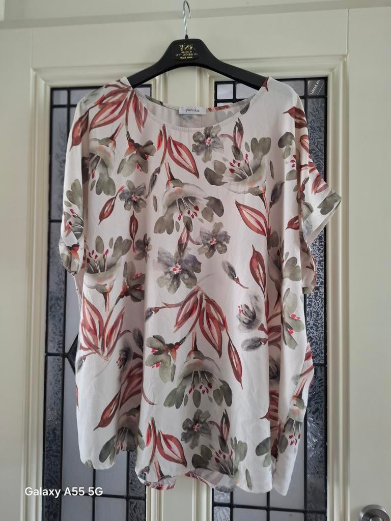 PAPRIKA ZOMER TOP MAAT XL(52), Verzenden, Zo goed als nieuw, Shirt of Top