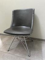 Leren Bert Plantagie stoelen Rho 8 stuks grijs/taupe, Huis en Inrichting, Stoelen, Ophalen, Leer, Zo goed als nieuw, Grijs