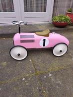 Roze loopauto met nummer 1 - Retro design, Ophalen of Verzenden, Gebruikt, Loopvoertuig
