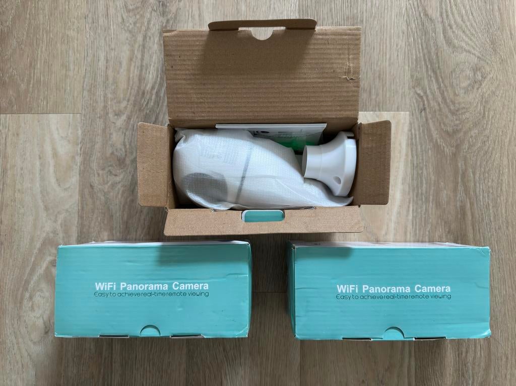 3x Vyzio WiFi Panorama Camera (Bulbcam ZAQ8-12), Ophalen of Verzenden, Nieuw, Binnencamera