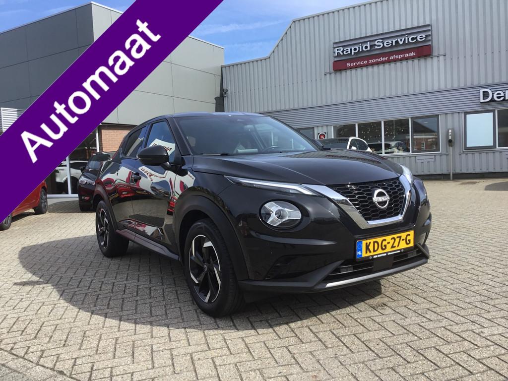 Nissan Juke 1.0 DIG-T DCT N-Connecta (bj 2023, automaat), 12 maanden, Euro 6, 116 pk, Zwart