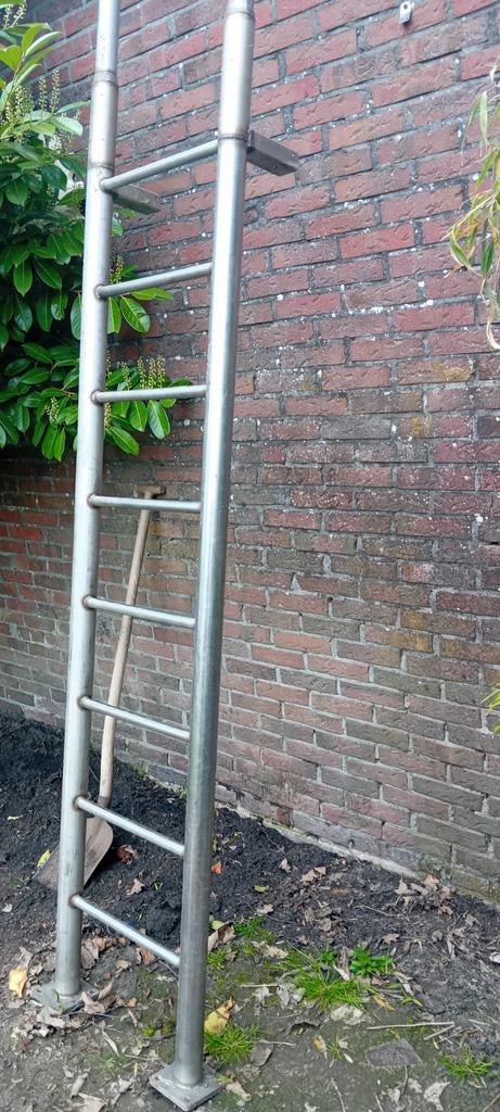 RVS trap ladder, Ophalen, 2 tot 4 meter