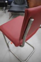 2 luxe barstoelen barkrukken SENSO Jess Design rvs & leer, Ophalen, Met voetsteun, 60 tot 90 cm, Nieuw