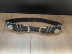 NIKKIE zwarte cowboy riem belt met gesp mt L, 3 tot 5 cm, Minder dan 80 cm, Zwart, Tailleriem