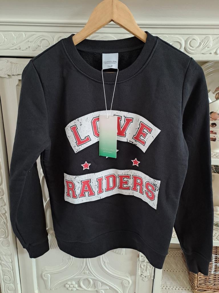 Nieuw:sweater van Colourful Rebel (maat XS), Zwart, Colourful Rebel, Nieuw, Ophalen of Verzenden