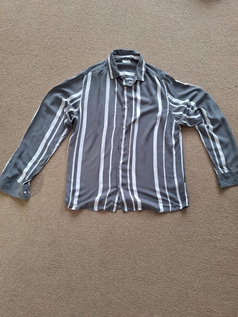 Heren blouse van Sting - XL, Kleding | Heren, Overhemden, Ophalen of Verzenden, Grijs