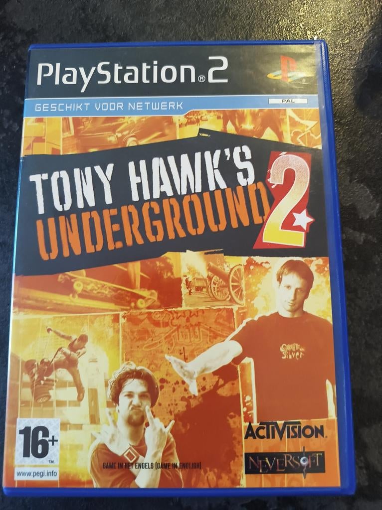 Tony Hawk's Underground 2 PS2 spel, Spelcomputers en Games, Gebruikt, 1 speler, Eén computer, Ophalen of Verzenden