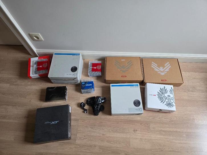 Diverse mtb spullen sram Axs shimano XTR XT etc, Fietsen en Brommers, Fietsonderdelen, Nieuw, Mountainbike, Overige typen, Ophalen