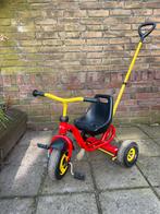 Puky Driewieler met Duwstang - Rood/Geel, Ophalen, Gebruikt, Duwstang