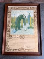 Eerekruis der gedoporteerde oorkonde, Verzamelen, Ophalen of Verzenden, Landmacht, Nederland, Embleem of Badge