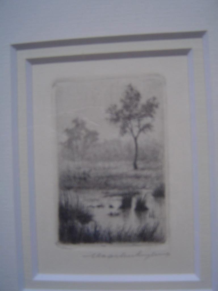 etsje maarten langbroek, Antiek en Kunst, Kunst | Etsen en Gravures, Ophalen of Verzenden