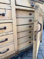 Robuust, werktafel, dressoir, lades, karaktervol, sleutels, Ophalen