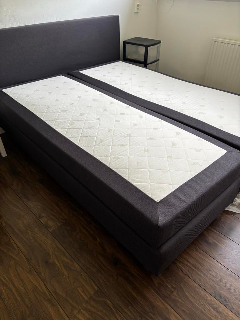 Boxspring bed 160x200 - Comfortabel en modern, Huis en Inrichting, Ophalen, Tweepersoons, Zo goed als nieuw, 200 cm