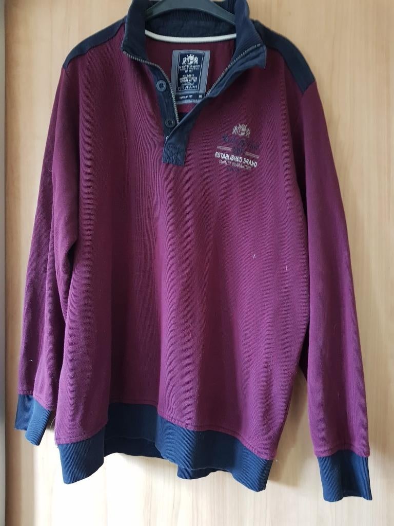 heren trui met korte rits maat XXL, Overige kleuren, Onbekend, Verzenden, Overige maten