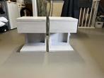 Steigerhouten nachtkastjes, Ophalen, Gebruikt, Minder dan 45 cm, Minder dan 55 cm